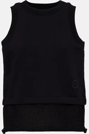 Moncler Layered cotton tank top