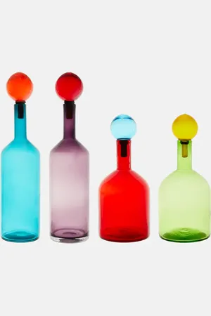 POLSPOTTEN Bubbles & Bottles set of 4