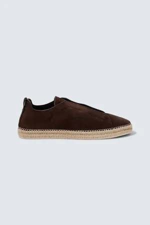 Ermenegildo Zegna Triple Stitch suede espadrilles
