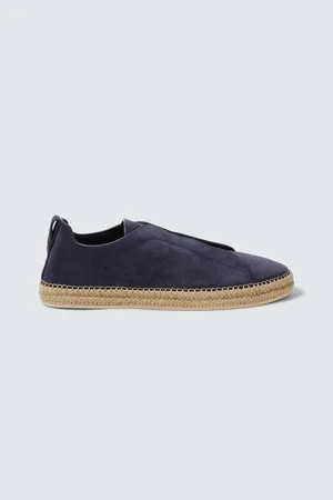 Ermenegildo Zegna Triple Stitch suede espadrilles