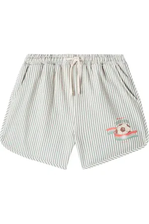 Konges Sløjd Seer Asnou striped seersucker swim trunks