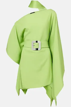‎Taller Marmo‎ Taylor one-shoulder belted kaftan