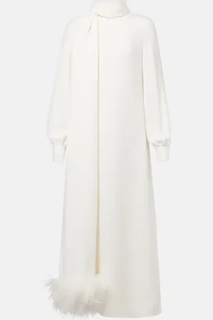 VALENTINO Cady Couture scarf-detail gown