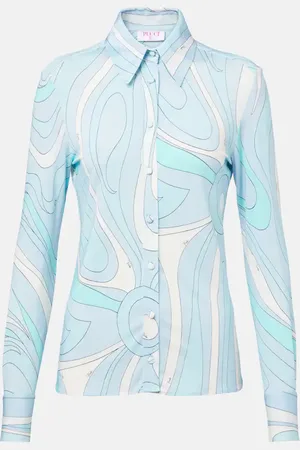 Puccini Marmo satin jersey shirt