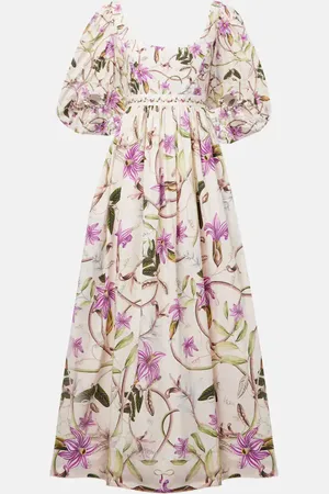 Agua by Agua Bendita Viviane floral cotton maxi dress
