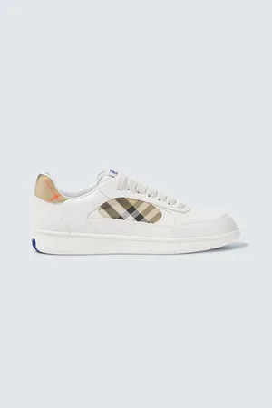 Burberry Check EKD leather sneakers