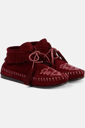 Isabel Marant Felsa fringed suede loafers
