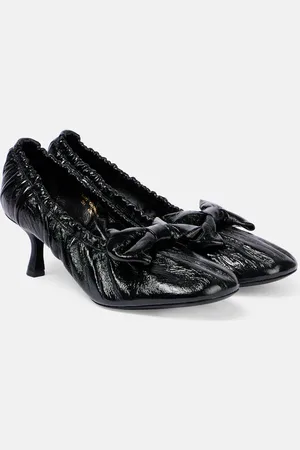 Acne Studios Bow-detail leather pumps