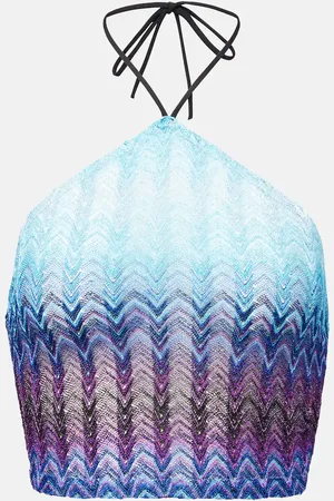 Missoni Halterneck crop top