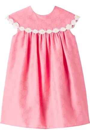 Gucci Baby GG cotton jacquard dress