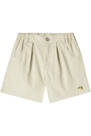 Konges Sløjd Frankie striped cotton shorts