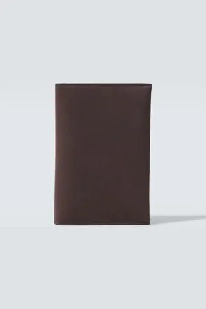 The Row Leather passport holder