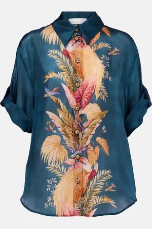 ZIMMERMANN Ascension printed silk shirt