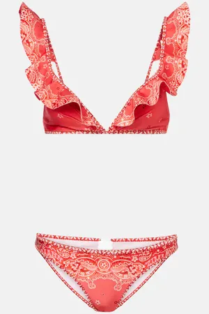 ZIMMERMANN Lucky ruffled bikini