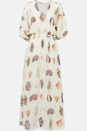 ERES Coffea printed silk maxi dress