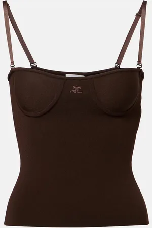 Courrèges Logo tank top
