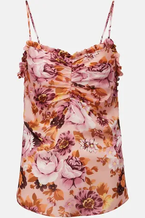 Chloé Floral silk top