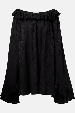 Chloé Ruffled jacquard silk minidress