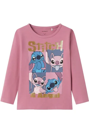 NAME IT Stitch Top Met Lange Mouwen
