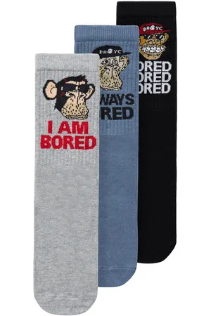 NAME IT Bored Ape 3-pack Sokken