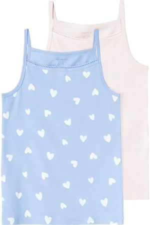 NAME IT Hartjesprint Top Met Bandjes