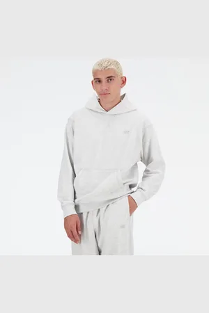 New Balance Heren Athletics French Terry Hoodie in Grijs, Maat 2XL