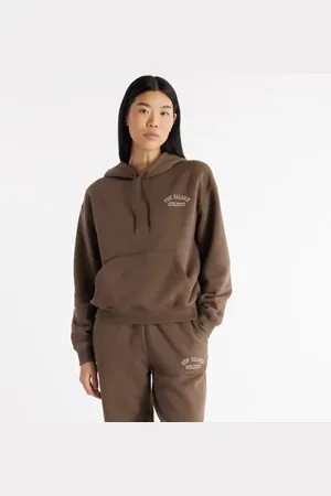 New Balance Dames Graphic Fleece Hoodie, Maat L