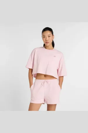 New Balance Dames Logo Oversized Jersey T-Shirt, Maat L
