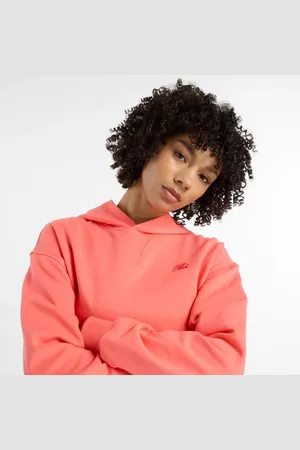 New Balance Dames Athletics French Terry Hoodie, Maat L