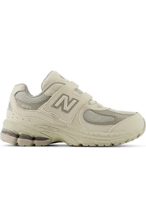New Balance Kinderen 2002 HOOK & LOOP in Grijs/Bruin, Maat 32.5