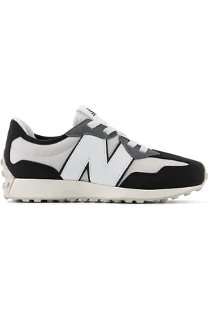 New Balance Kinderen 327 in Grijs/Wit, Maat 32.5