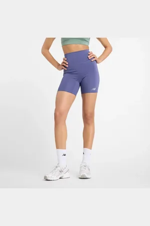 New Balance Dames Script High Rise Short, Maat L