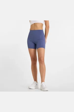 New Balance Dames NB Sleek Pocket High Rise Short 6", Maat M