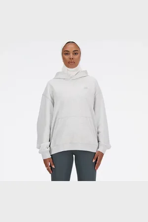 New Balance Dames Athletics French Terry Hoodie, Maat L