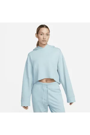 Nike Yoga Luxe Korte fleecehoodie voor dames