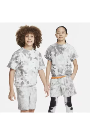 Nike Korte mouw - Sportswear Club Fleece sweatshirt met korte mouwen van sweatstof voor kids