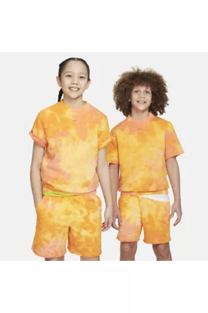 Nike Korte mouw - Sportswear Club Fleece sweatshirt met korte mouwen van sweatstof voor kids