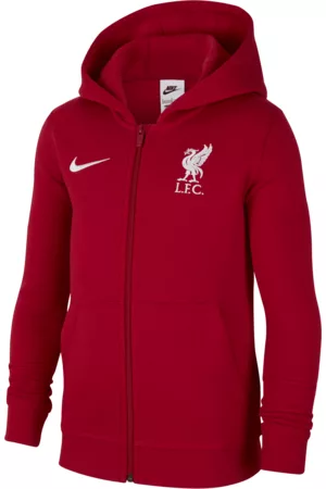 Nike Jongens Hoodies - Liverpool FC Club Fleece hoodie met rits over de hele lengte voor jongens