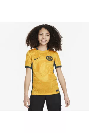 Nike Sportshirts - Australië 2023 Stadium Thuis Dri-FIT voetbalshirt voor kids