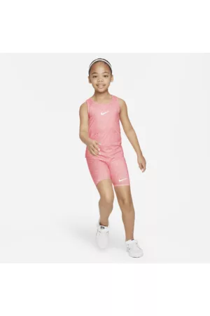Nike Meisjes Shorts - Swoosh Tank and Bike Shorts Set Tweedelige Dri-FIT set voor kleuters