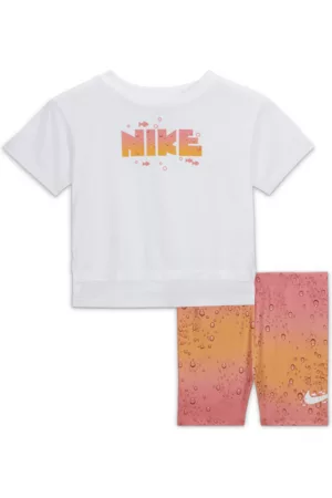 Nike T-shirts - Coral Reef Tee and Shorts Set Tweedelige Dri-FIT babyset
