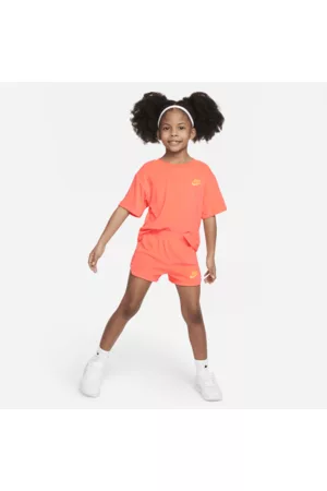 Nike Meisjes Shorts - Let's Roll' Towel Terry Set Tweedelige shortsset voor kleuters