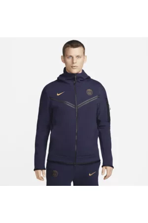 Nike Heren Hoodies - Paris Saint-Germain Tech Fleece Windrunner hoodie met rits over de hele lengte voor heren