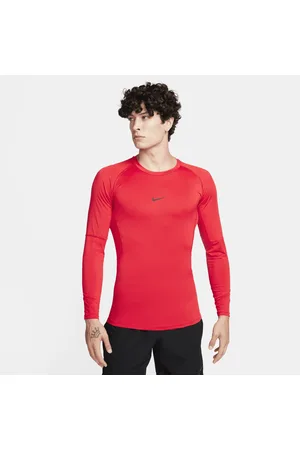 Nike Pro Dri-FIT strakke fitnesstop met lange mouwen voor heren