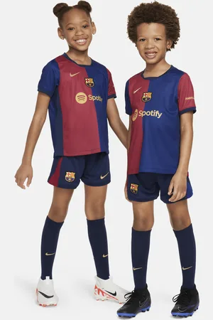 Nike FC Barcelona 2024/25 Stadium Thuis driedelig replica-voetbaltenue voor kleuters