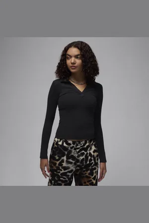 Jordan Knit damestop met lange mouwen
