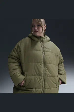 Nike Sportswear Classic Puffer Therma-FIT ruimvallende parka voor dames (Plus Size)