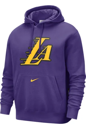 Nike Los Angeles Lakers Club City Edition NBA-fleecehoodie voor heren