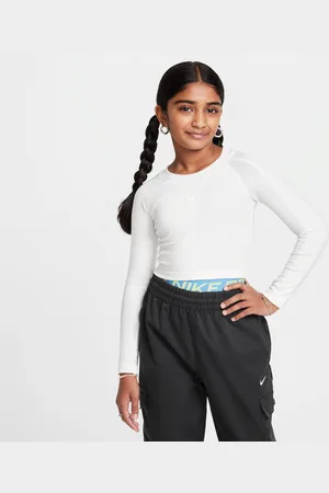 Nike Sportswear croptop met lange mouwen voor meisjes