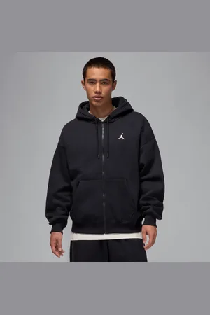 Jordan Brooklyn Fleece oversized hoodie met rits over de hele lengte voor heren